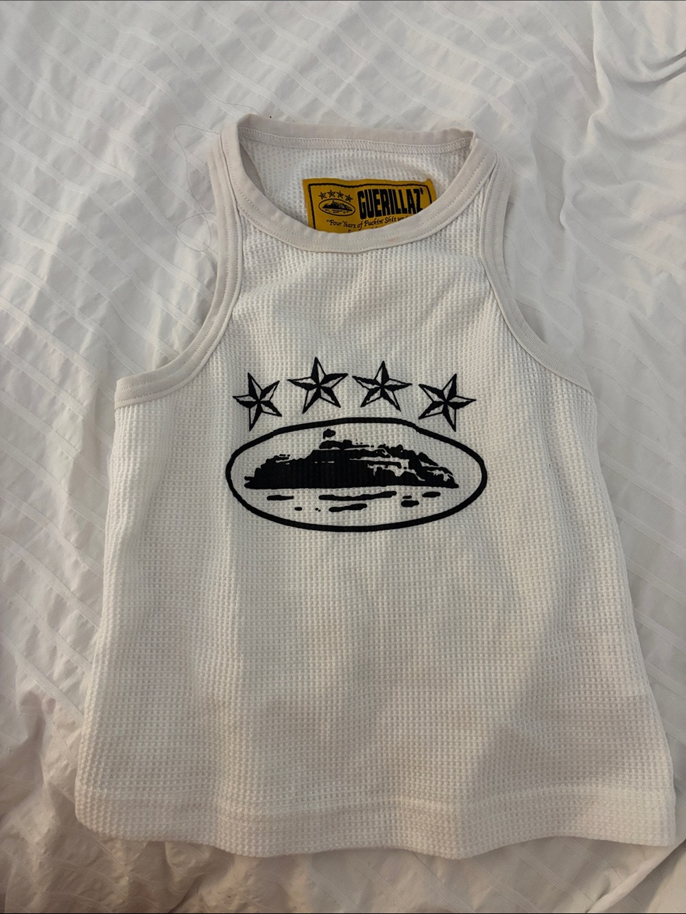 Corteiz Guerillaz woman tank top - WHITE